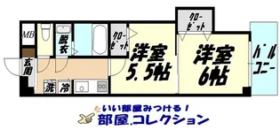 中津口センタービル【10階】の間取り