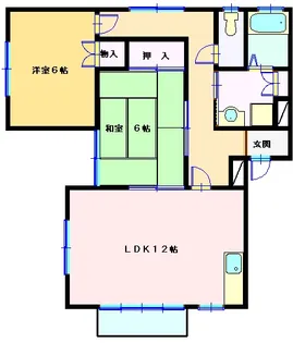 フランセスマンション・アン【2階】の間取り