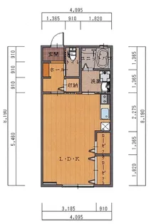 フローラ・ハル【1階】の間取り