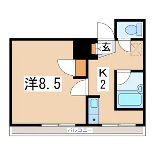 福島県郡山市開成5【マンション】の間取り