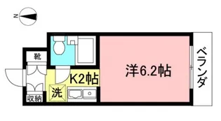シティーハウスマエダ【1階】の間取り