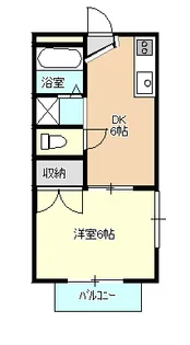 ハミングバード【2階】の間取り