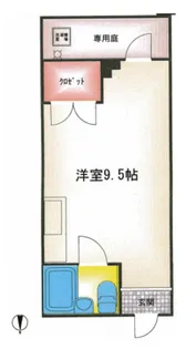 あさひ荘【1階】の間取り