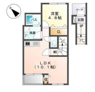 パートリア’15【1階】の間取り