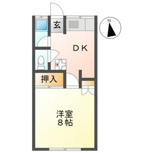 多田コーポ第2【2階】の間取り