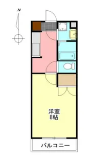 ウエストパーク【3階】の間取り