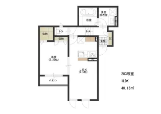ラピス駒沢公園【2階】の間取り