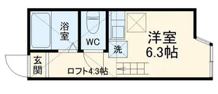 ユナイト田浦ロペス・ホルティージョ【2階】の間取り