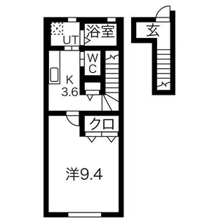 aries (アリエス)【2階】の間取り