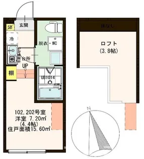 キャピタルフラワー【1階】の間取り