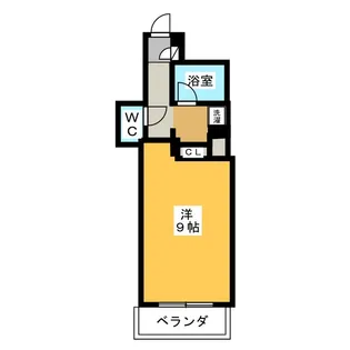 ホリホックイン安西【4階】の間取り