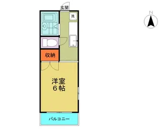 スカイピア高崎【1階】の間取り