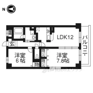 ベリエ茶五【5階】の間取り