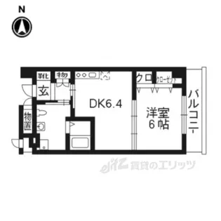 ぽぷら枚方公園【3階】の間取り