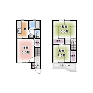 シャルム・モエ【1階】の間取り