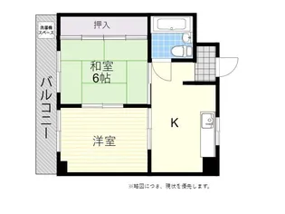 コーポ長岡【3階】の間取り