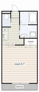ハイタウンロボキャラ【2階】の間取り