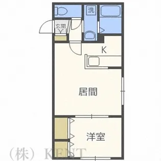 オブリ ガーダ【2階】の間取り