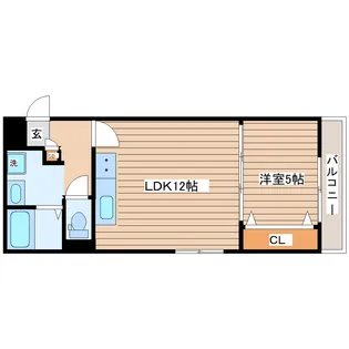 第2五橋ライフ【2階】の間取り