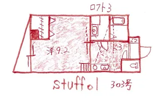 Stuff01【3階】の間取り