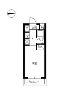 スカイコートよみうりランド【3階】の間取り