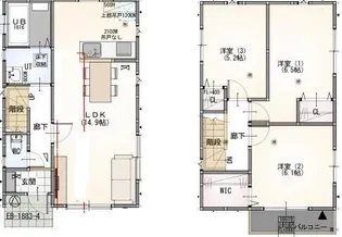 埼玉県羽生市西1【一戸建】の間取り