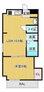 Mハイツ【3階】の間取り