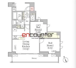 JPnoie練馬旭丘【2階】の間取り