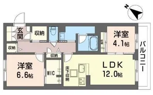 シャルム・I【1階】の間取り