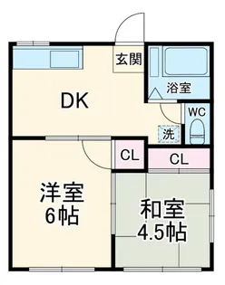 白幡ハイツ【1階】の間取り