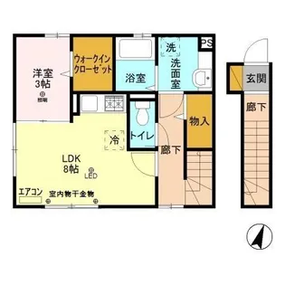 ヴァンベール【2階】の間取り