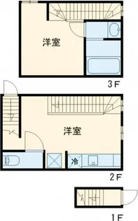 カラスヤマテラスEW【1階】の間取り