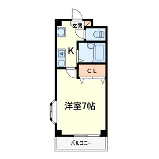 エヴァースAKETA【3階】の間取り