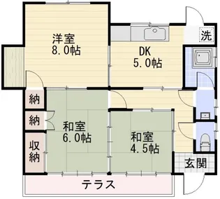 長野県長野市大字川合新田【一戸建】の間取り