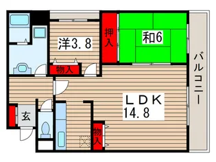 コンフォール エム・アイ【4階】の間取り