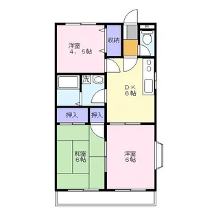 リバーサイドゴエム II【2階】の間取り