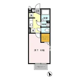 モカハイツ【2階】の間取り