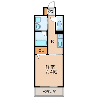 GRAND ESPOIR IZUMI【2階】の間取り