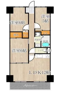 大阪府大阪市城東区鴫野西3【マンション】の間取り