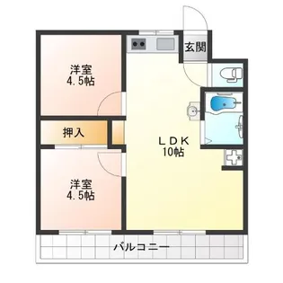 リアライズ玉出【5階】の間取り