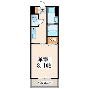 Jeunesse新大江【2階】の間取り