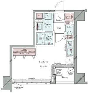 GRAN PASEO 広尾【5階】の間取り