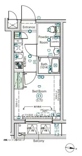 ヴォーガコルテ武蔵小山【4階】の間取り