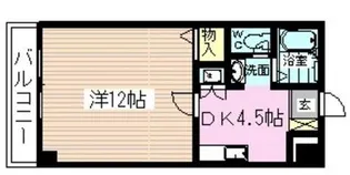 ソレイユ博多駅南【4階】の間取り