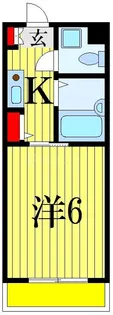 1Kの間取り画像