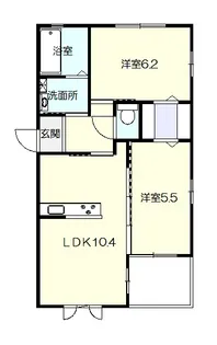 サン フェリックス【1階】の間取り