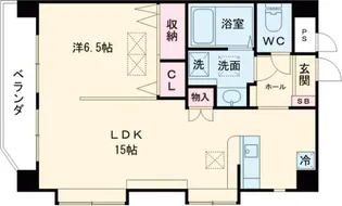 ルネス・ピュール【3階】の間取り