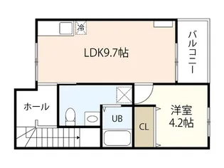 Prive広【2階】の間取り