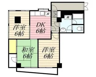 セザール鶴川ガーデンヒルズ【6階】の間取り