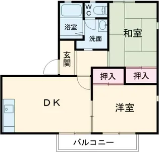 フレグランス宝殿A【2階】の間取り